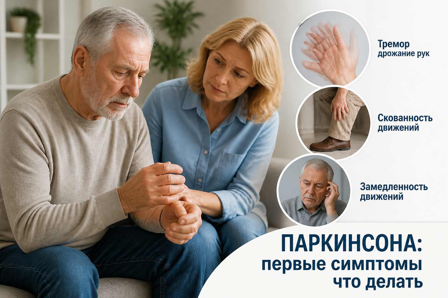Паркинсона, первые симптомы что делать — иллюстрация к статье «Паркинсона, первые симптомы что делать»