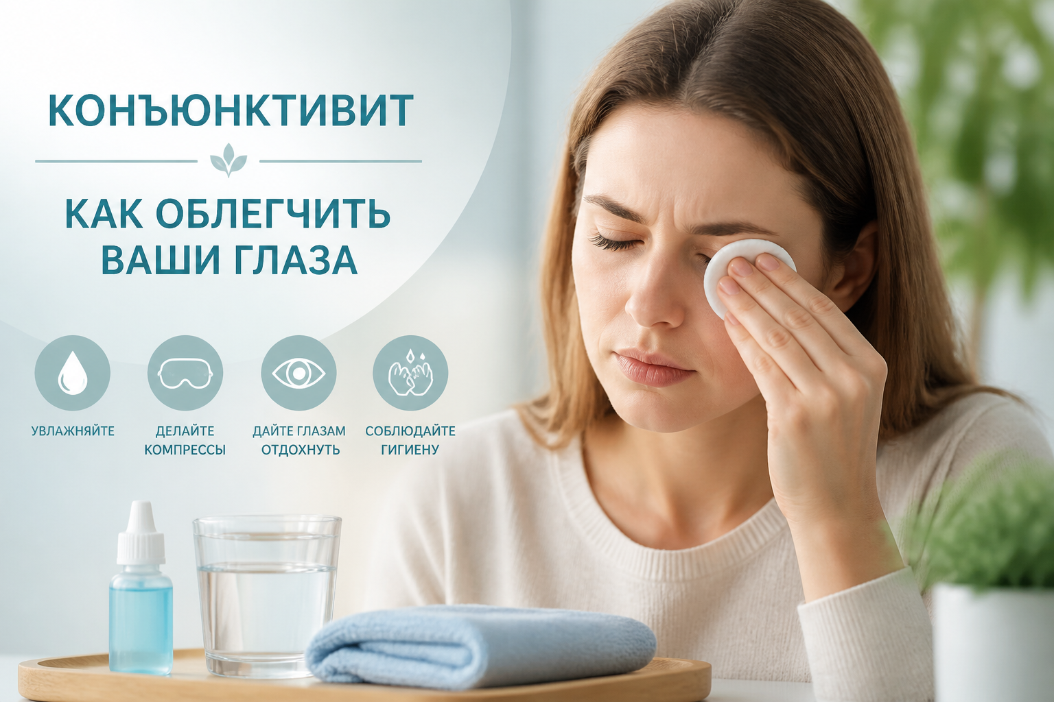 конъюнктивит как облегчить ваши глаза — иллюстрация к статье «конъюнктивит как облегчить ваши глаза»