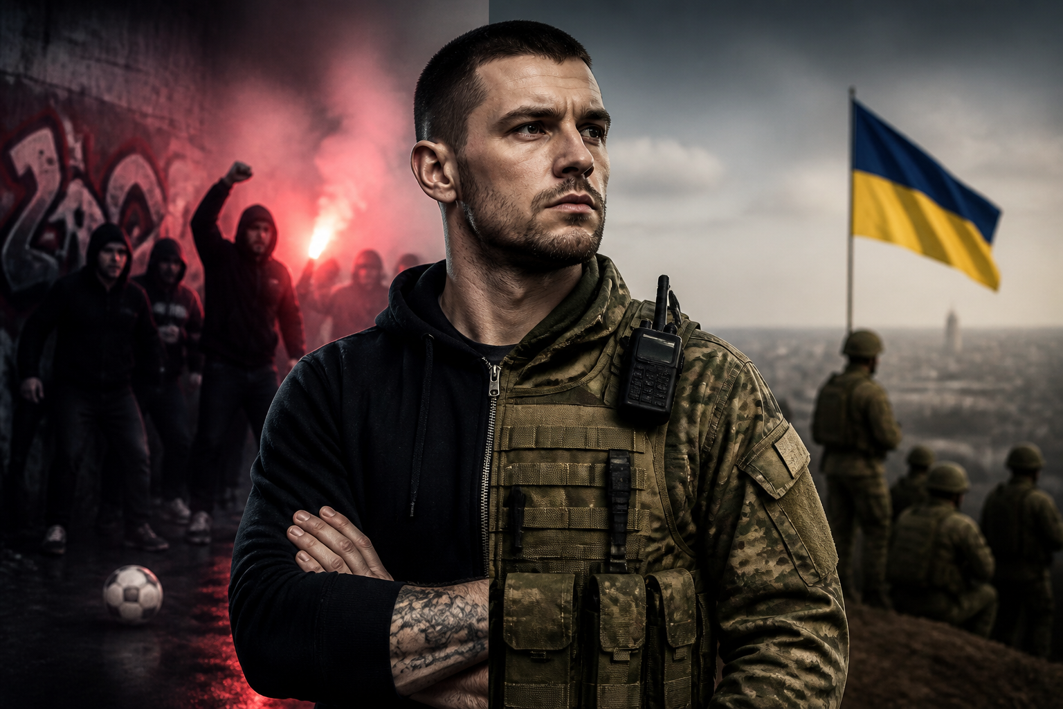 От футбольного хулигана до командира — иллюстрация к статье «денис капустин»