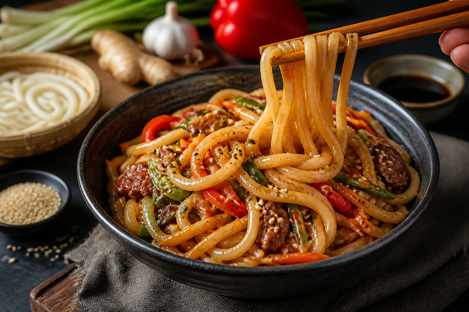 как вкусно приготовить удон — иллюстрация к статье «как вкусно приготовить удон»