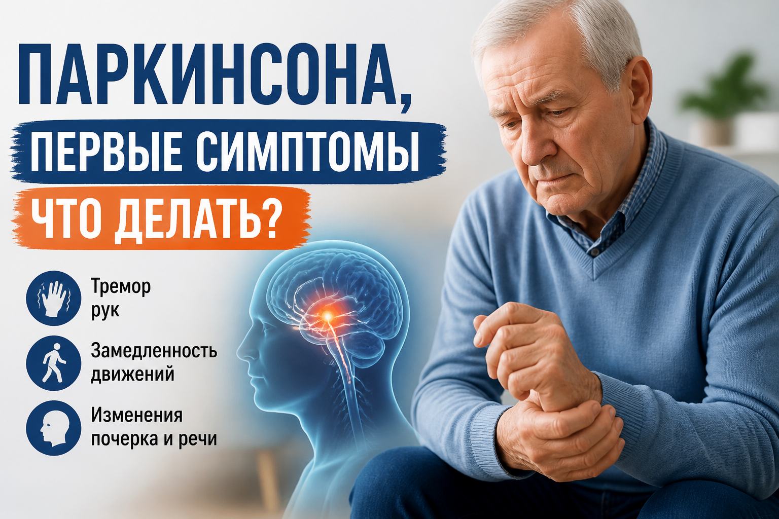 Болезнь Паркинсона: первые симптомы и что делать
