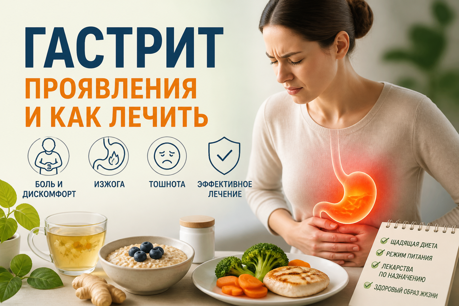 Гастрит: проявления и как лечить — полное руководство