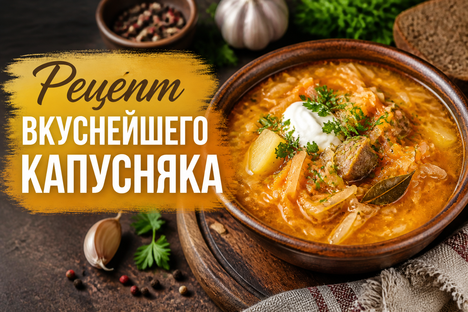 Рецепт вкуснейшего капусняка: покроковий класичний рецепт