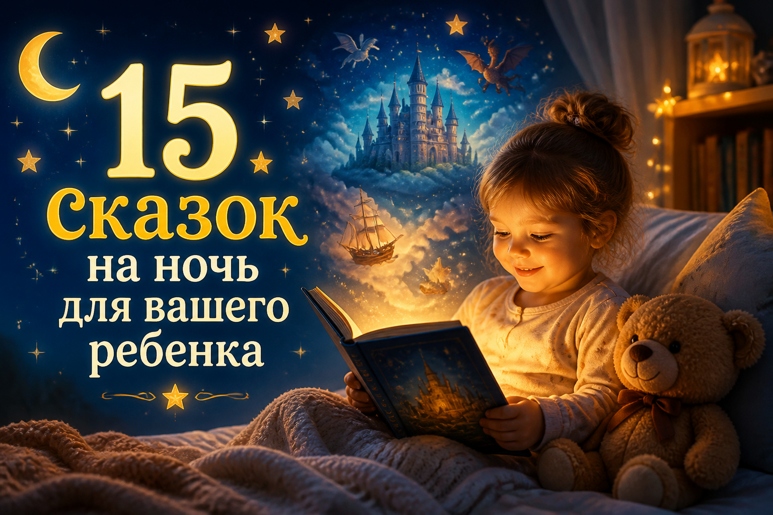 15 сказок на ночь для вашего ребёнка — тёплые истории
